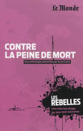 Couverture du produit · Contre la peine de mort