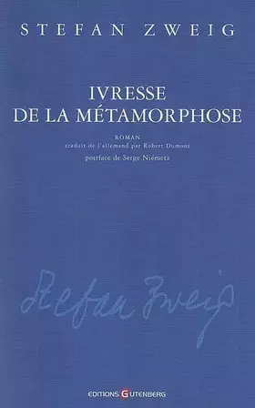 Couverture du produit · Ivresse de la métamorphose