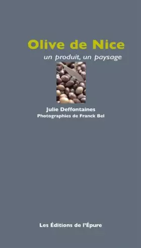 Couverture du produit · Olive de Nice
