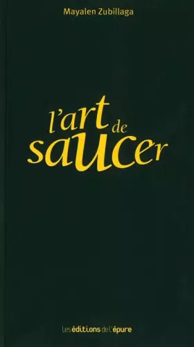Couverture du produit · L'art de saucer