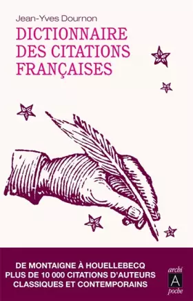 Couverture du produit · Dictionnaire des citations françaises