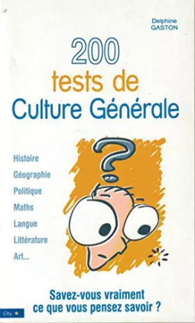 Couverture du produit · 200 tests de culture générale