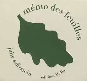 Couverture du produit · Mémo des feuilles