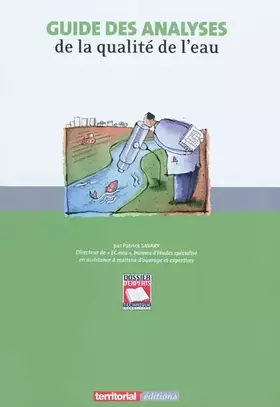 Couverture du produit · Guide des analyses de la qualité de l'eau