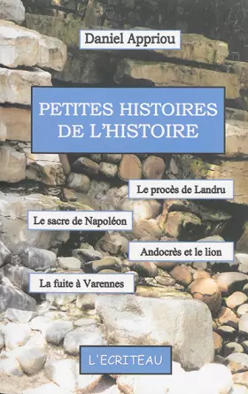 Couverture du produit · Petites histoires de l'histoire