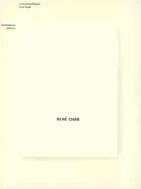 Couverture du produit · René Char