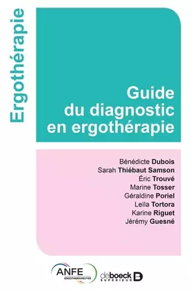 Couverture du produit · Guide du diagnostic en ergothérapie