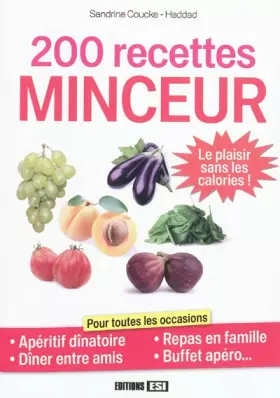 Couverture du produit · 200 recettes minceur