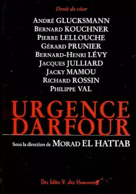 Couverture du produit · Urgence Darfour