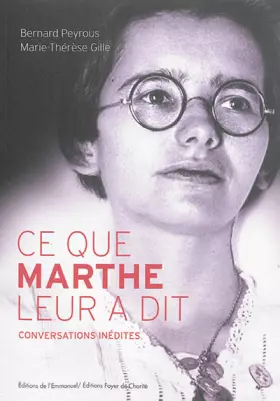 Couverture du produit · Ce Que Marthe Leur a Dit