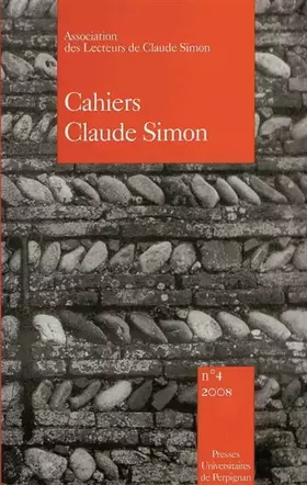 Couverture du produit · Cahiers claude simon n 4