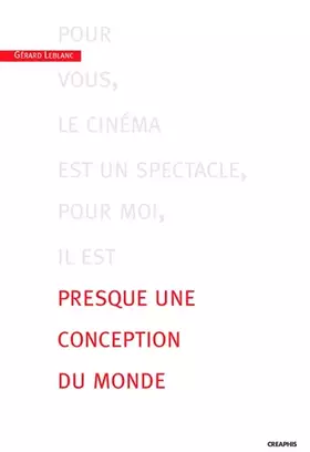 Couverture du produit · Presque une conception du monde