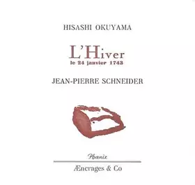 Couverture du produit · L'Hiver, le 24 janvier 1743