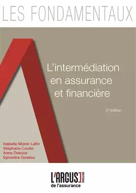 Couverture du produit · L'intermédiation en assurance et financière