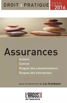 Couverture du produit · Assurances: Acteurs, contrat, risques des consommateurs, risques des entreprises