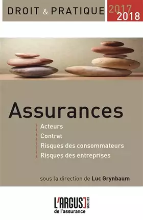 Couverture du produit · Assurances: Acteurs, contrat, risques des consommateurs, risques des entreprises