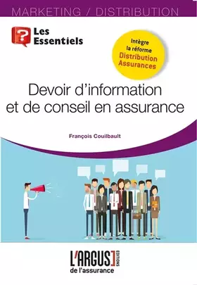 Couverture du produit · Devoir d'information et de conseil en assurance