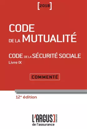 Couverture du produit · Code De La Mutualite 2018 12Eme Edition