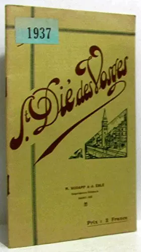 Couverture du produit · Saint-Dié des Vosges