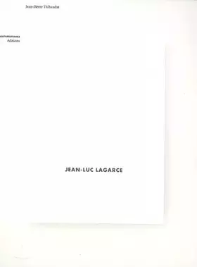 Couverture du produit · Jean-Luc Lagarce