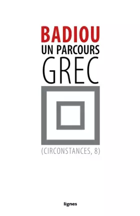 Couverture du produit · Circonstances: Tome 8, Un parcours grec