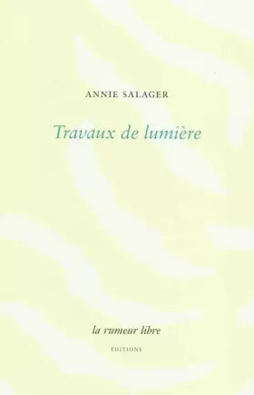 Couverture du produit · Travaux de lumière
