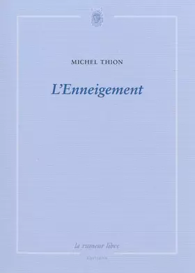 Couverture du produit · L'Enneigement