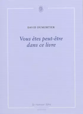 Couverture du produit · Vous Étés Peut-Être Dans Ce Livre