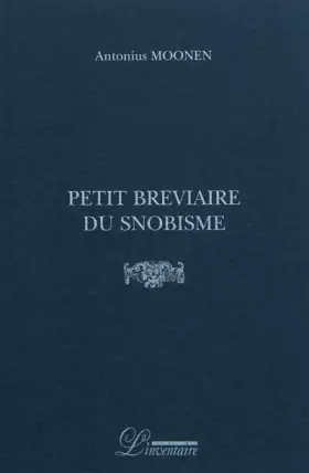 Couverture du produit · Petit bréviaire du snobisme
