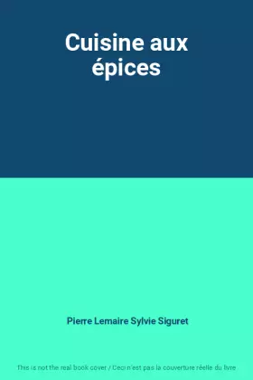 Couverture du produit · Cuisine aux épices