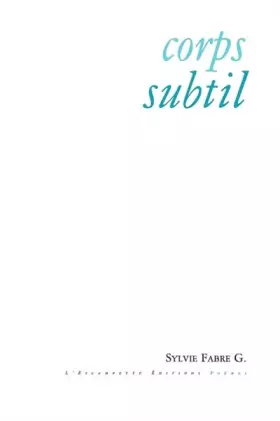 Couverture du produit · Corps subtil