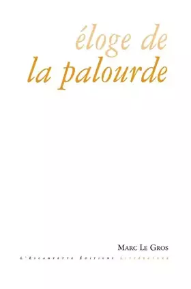 Couverture du produit · Eloge de la palourde
