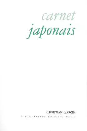 Couverture du produit · Carnet japonais