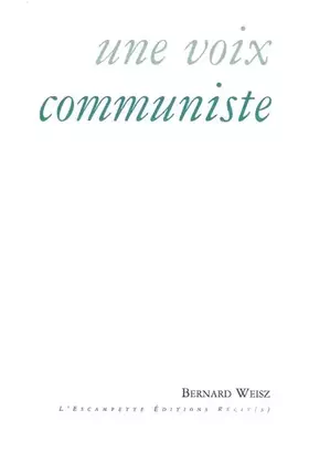 Couverture du produit · Une voix communiste