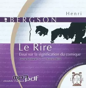 Couverture du produit · Le rire - Essai sur la signification du comique