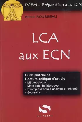 Couverture du produit · Lecture critique d'article (LCA) aux ECN