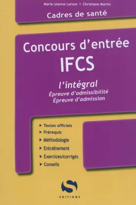 Couverture du produit · Concours Entrée IFCS - l'intégral