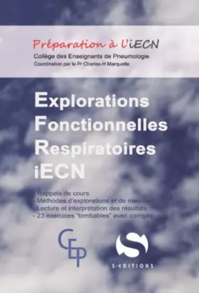Couverture du produit · Explorations fonctionnelles respiratoires IECN