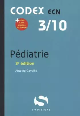 Couverture du produit · Pédiatrie: Codex ecn 3/10 (3ième édition)
