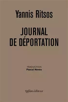 Couverture du produit · Journal de déportation 1948-1950
