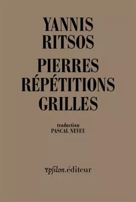Couverture du produit · Pierres Répétitions Grilles