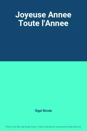 Couverture du produit · Joyeuse Annee Toute l'Annee