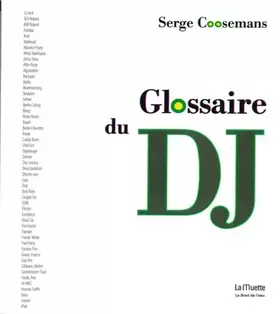 Couverture du produit · Glossaire du DJ