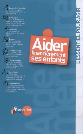 Couverture du produit · Aider financièrement ses enfants