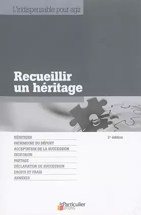 Couverture du produit · Recueillir un héritage