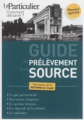 Couverture du produit · Guide du prélèvement à la source