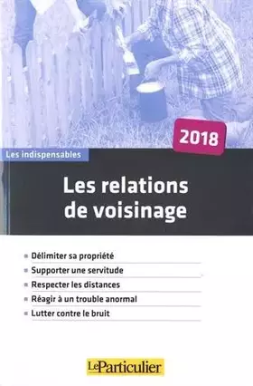 Couverture du produit · Les relations de voisinage