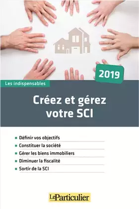 Couverture du produit · Créer et gérer votre SCI
