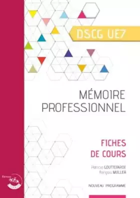 Couverture du produit · Mémoire professionnel: UE 7 du DSCG