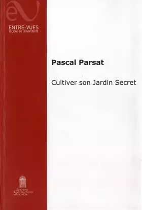 Couverture du produit · Cultiver son jardin secret